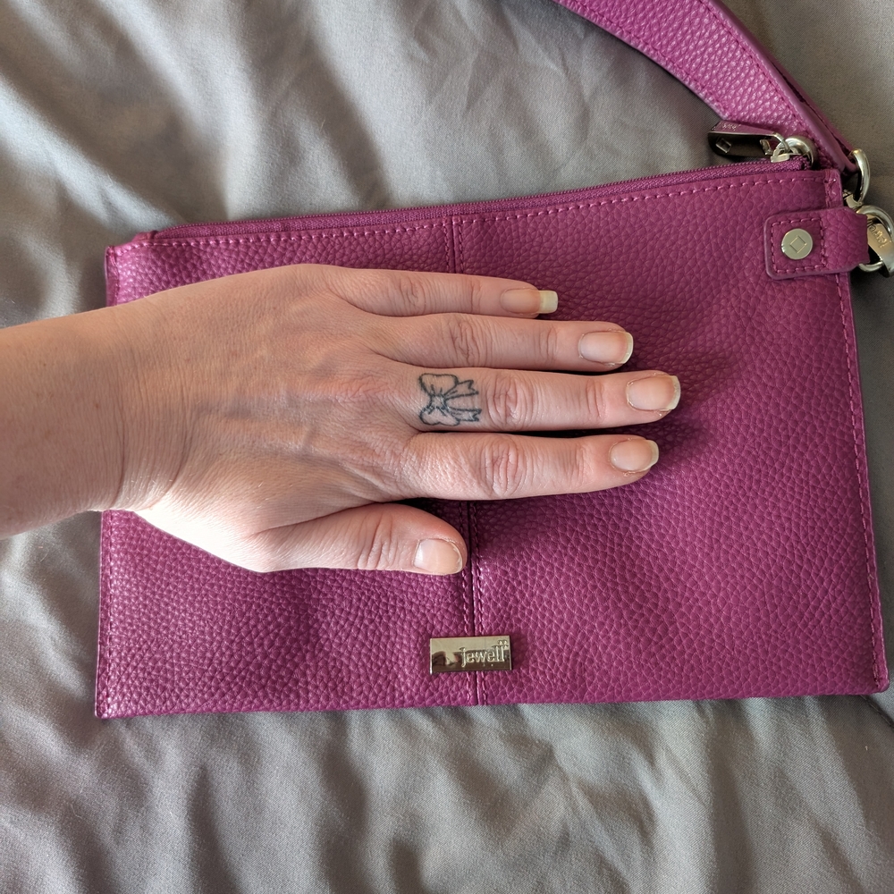 Jewel Pink Clutch Bag - Picture 3 of 3